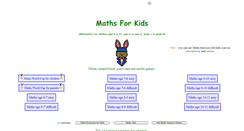 Desktop Screenshot of math-exercises-for-kids.com