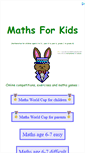 Mobile Screenshot of math-exercises-for-kids.com